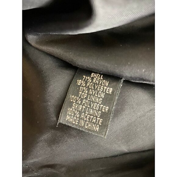 Adrianna Papell Occasions Dress Size 8 Women's Sleeveless Black Formal Pockets - Picture 4 of 6